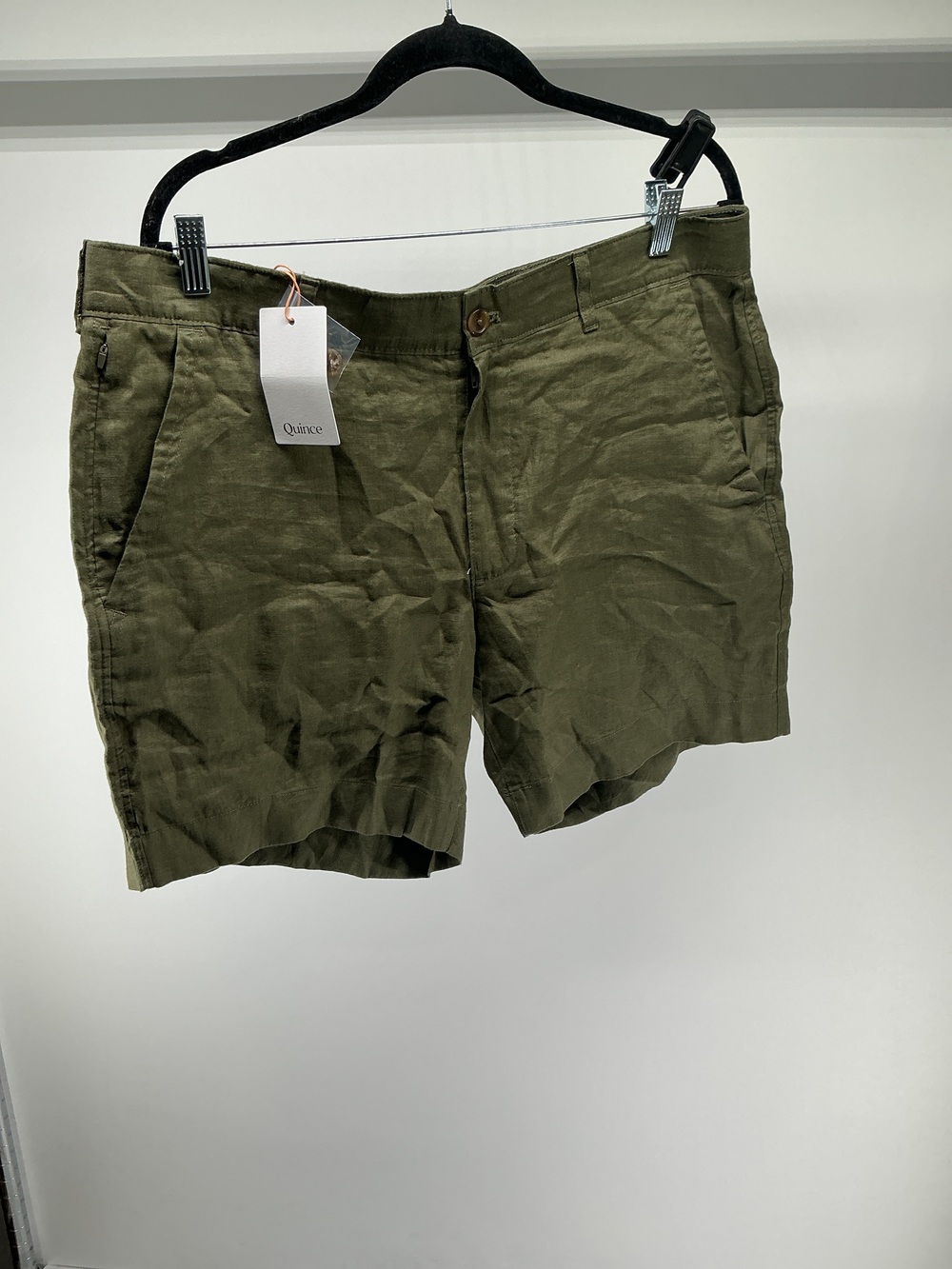 100% European Linen Trouser Shorts